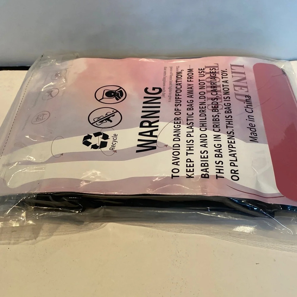 NIP Set of 2 Black Fleece-Lined Leggings - Picture 2 of 7